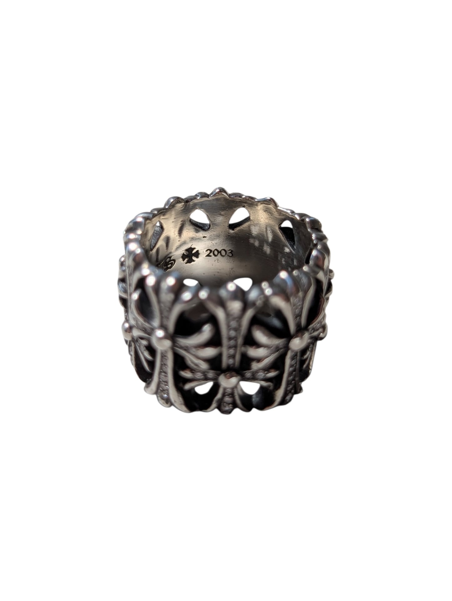 Diamond Cemetery Cross Ring