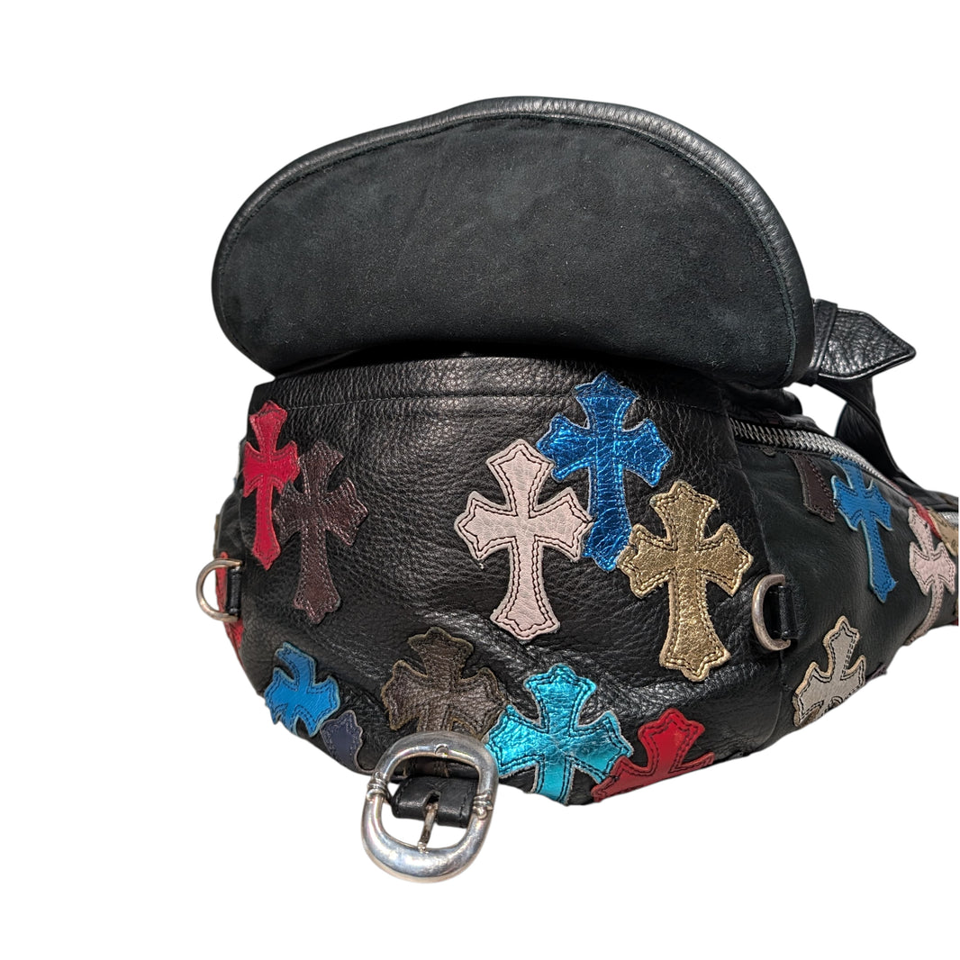 Chrome Hearts Snat Pack XL Multicolor Cross Patch Bag Authenticated Designer