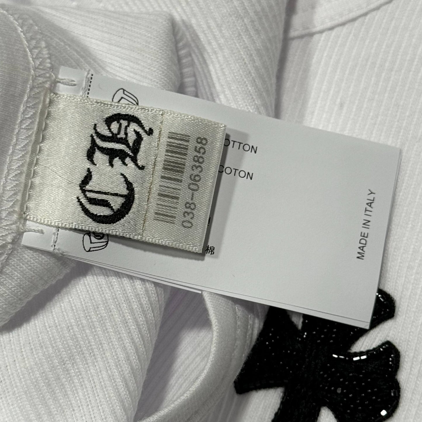 chrome hearts white tank top