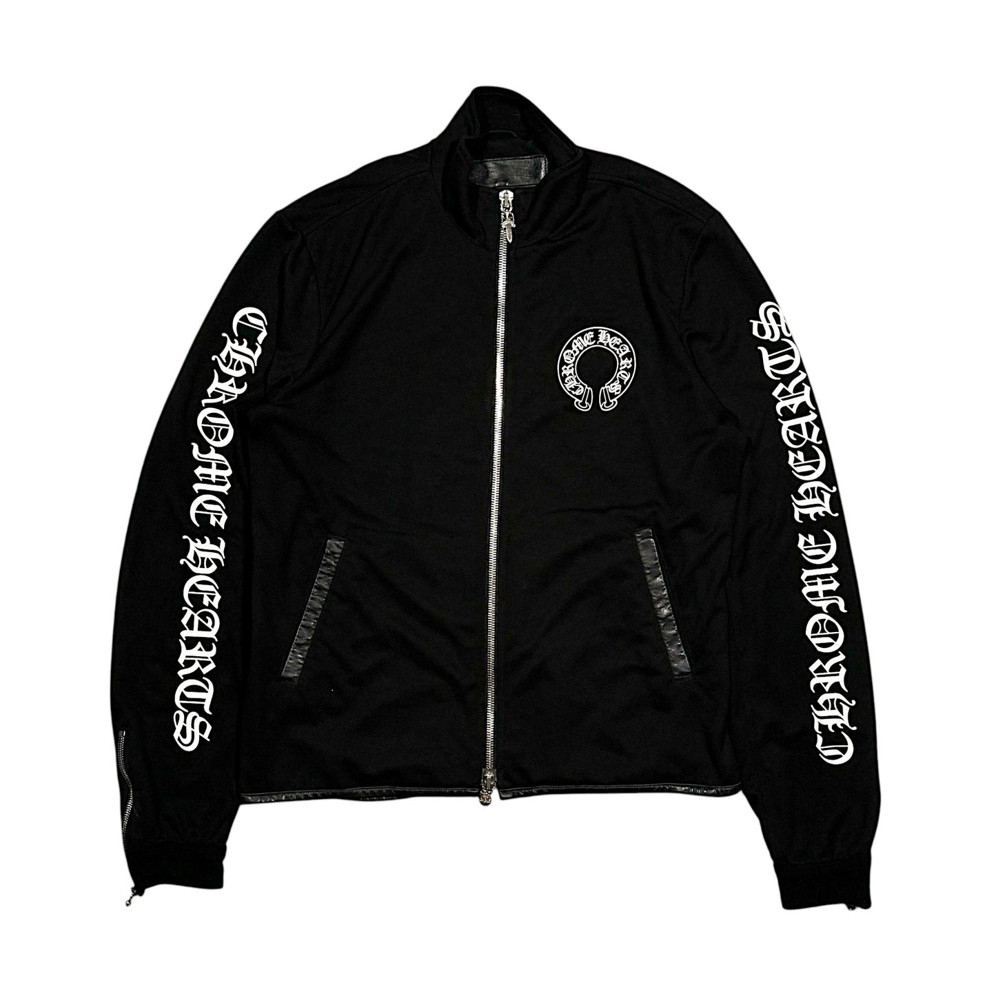 CH Track Jacket Lamb Leather Details
