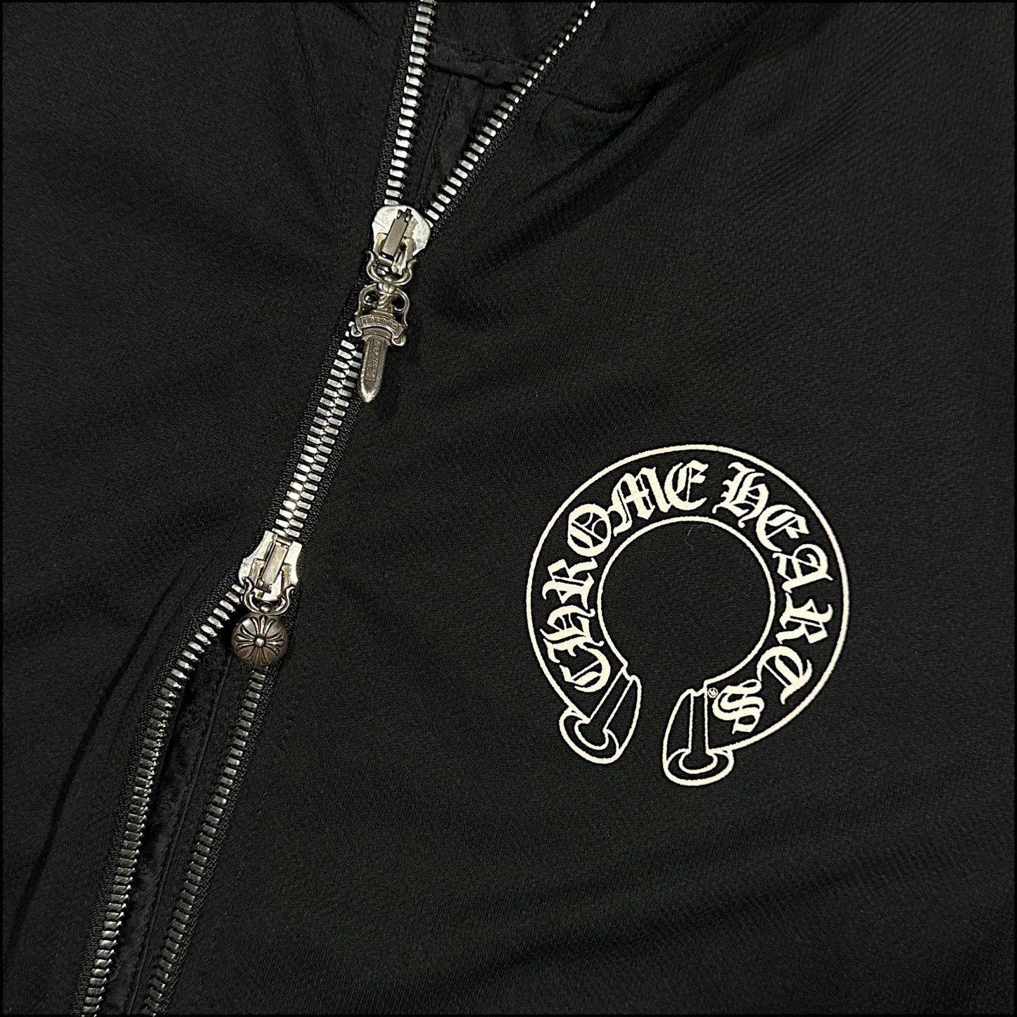 CH Track Jacket Lamb Leather Details