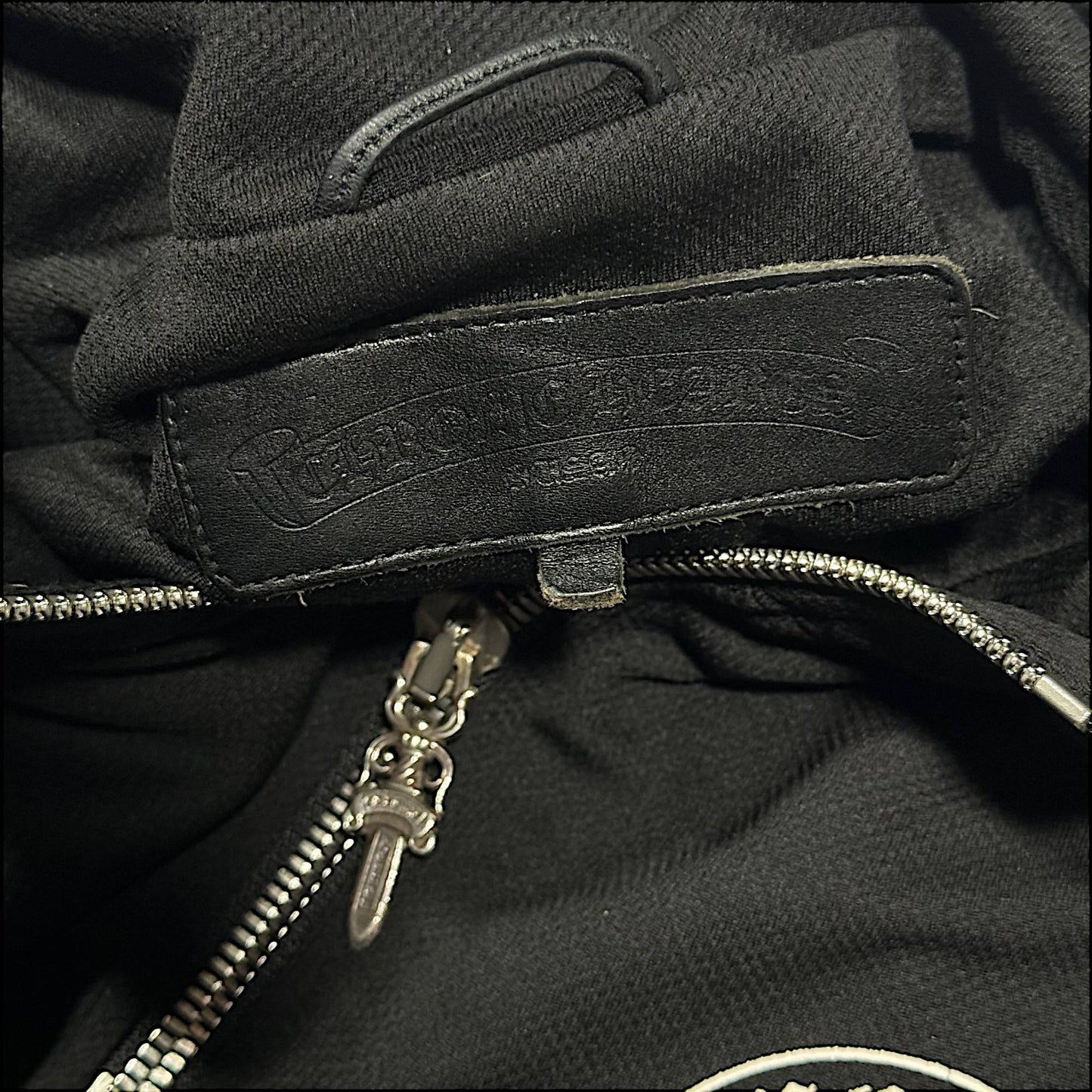 CH Track Jacket Lamb Leather Details