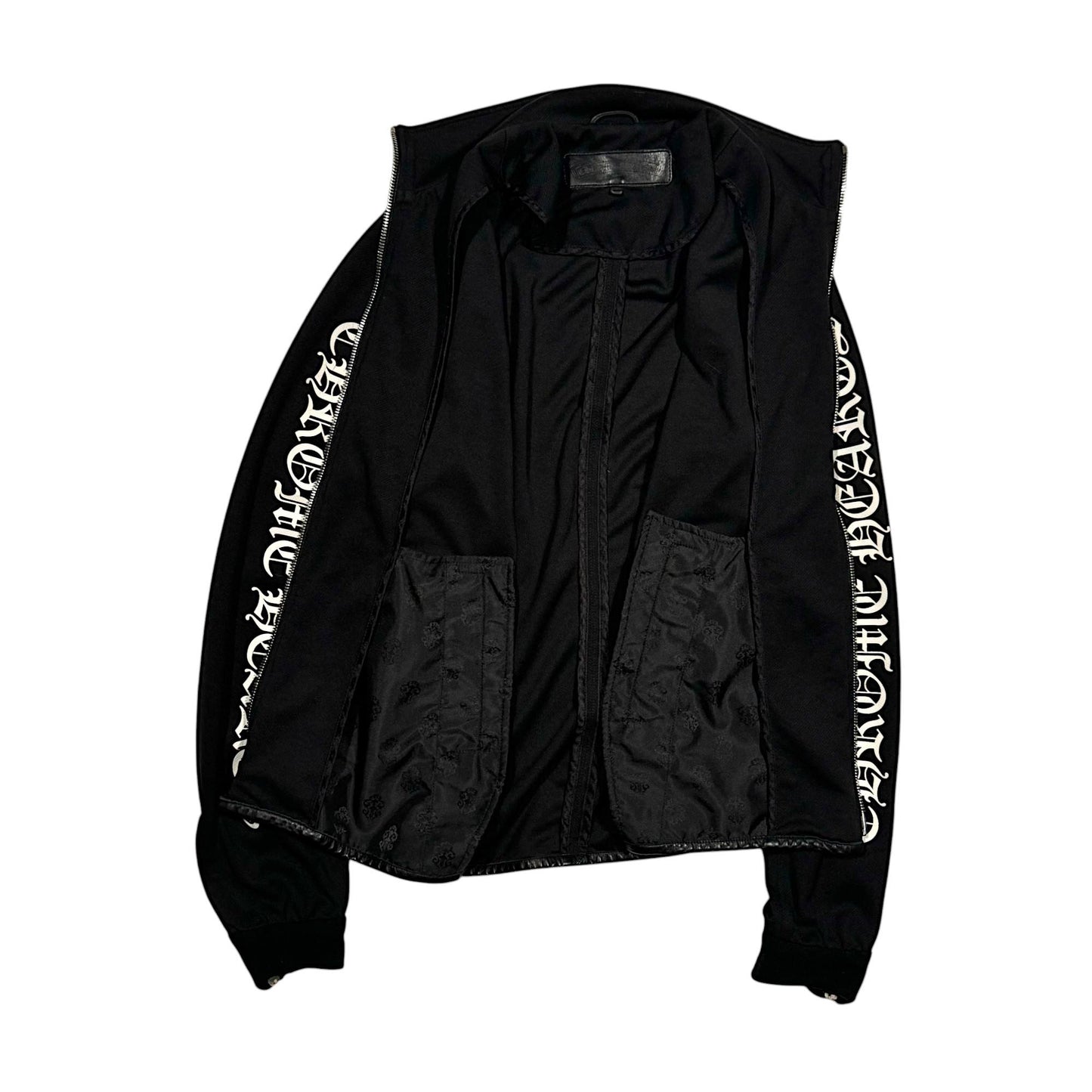 CH Track Jacket Lamb Leather Details