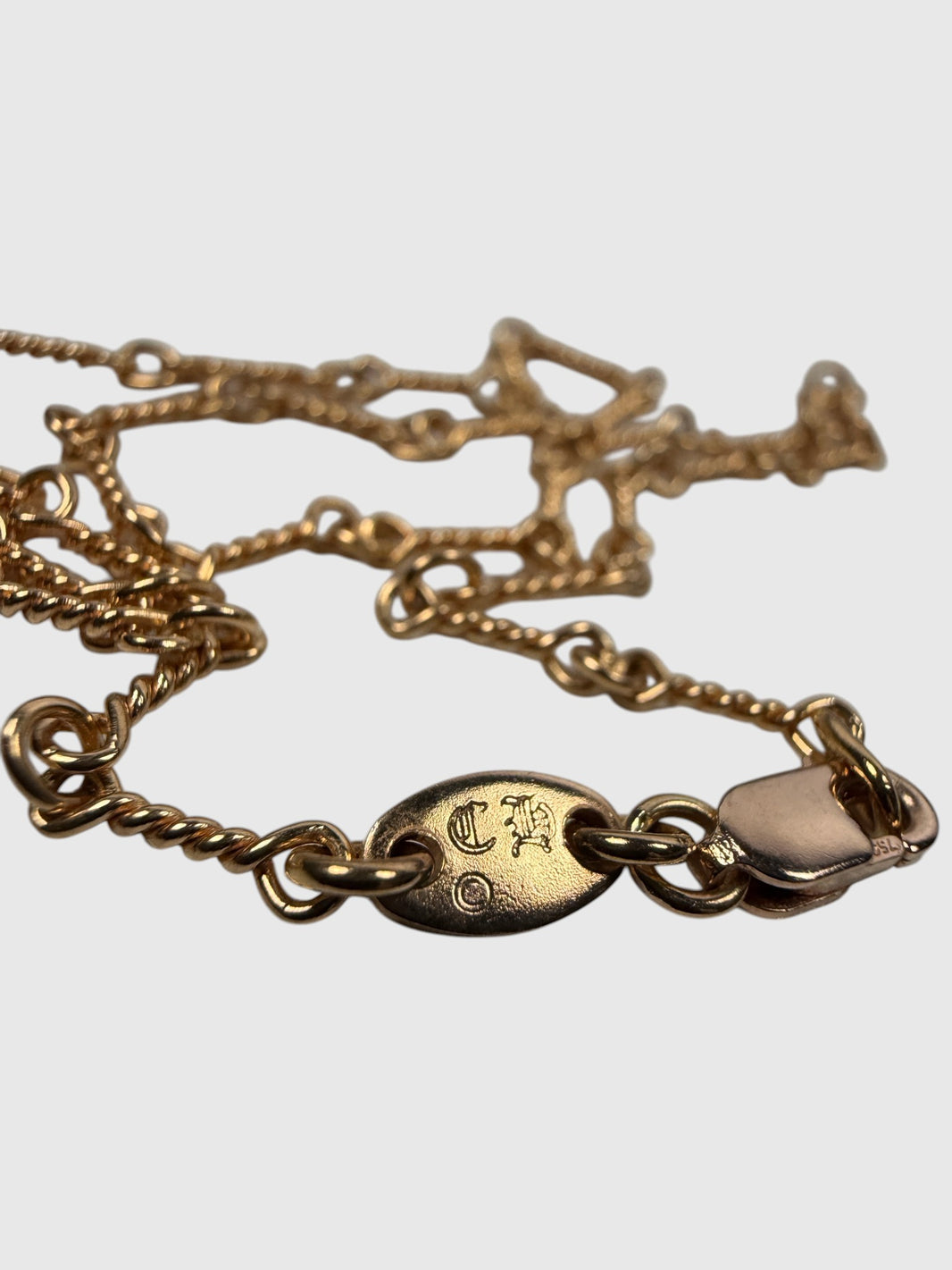 Gold Twist Link Chain Chrome Hearts Fine Jewelry
