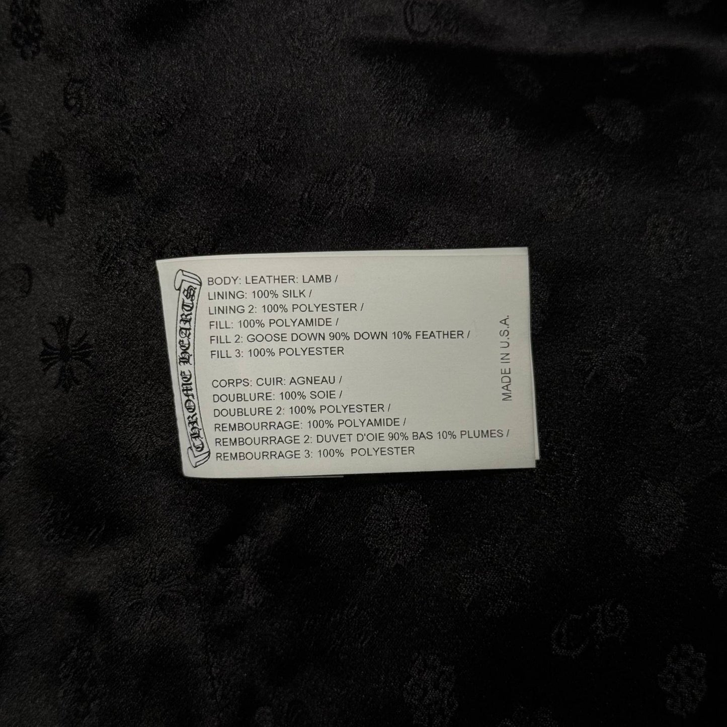 Chrome hearts jacket