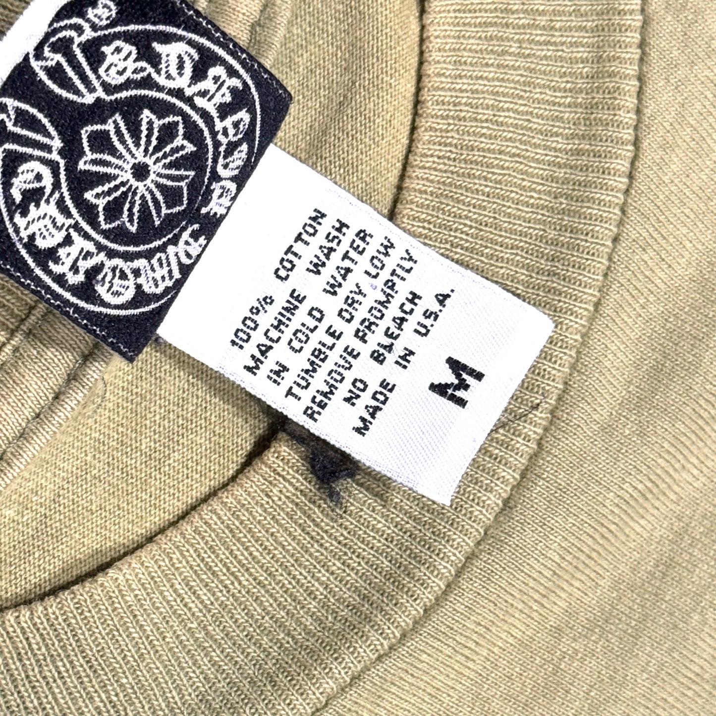 Vintage Olive Vertical Pocket T-Shirt