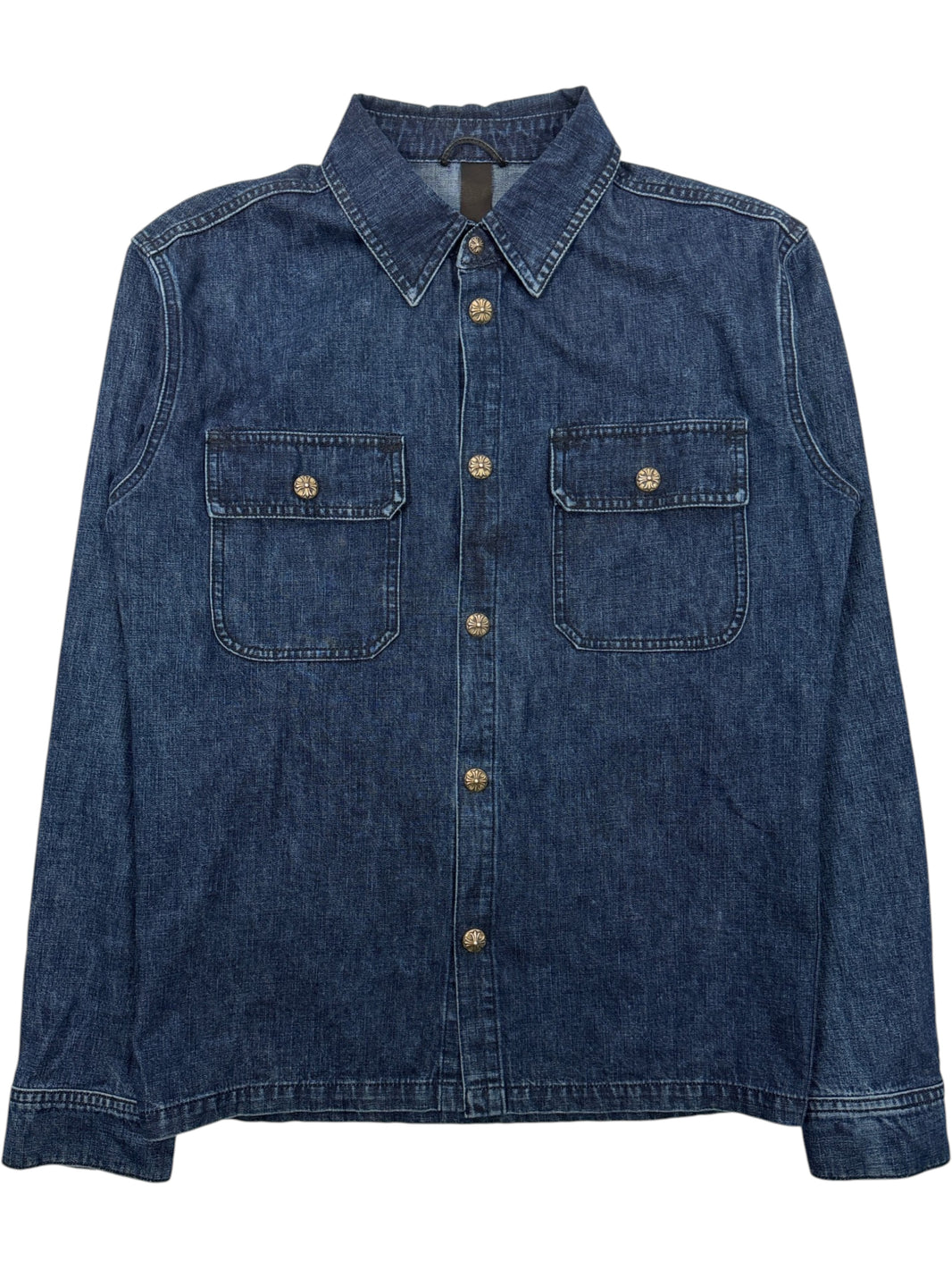 Chrome Hearts Work Dog Denim Jacket Turbo Diesel Blue Wash