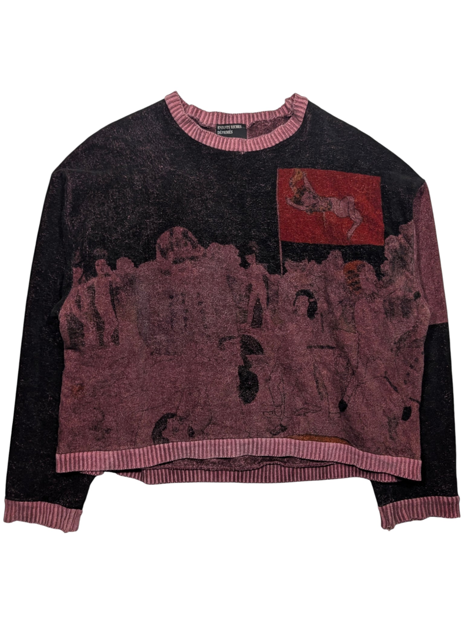 Runway SS19 Henry Darger Velour Sweater by Enfants Riches Déprimés