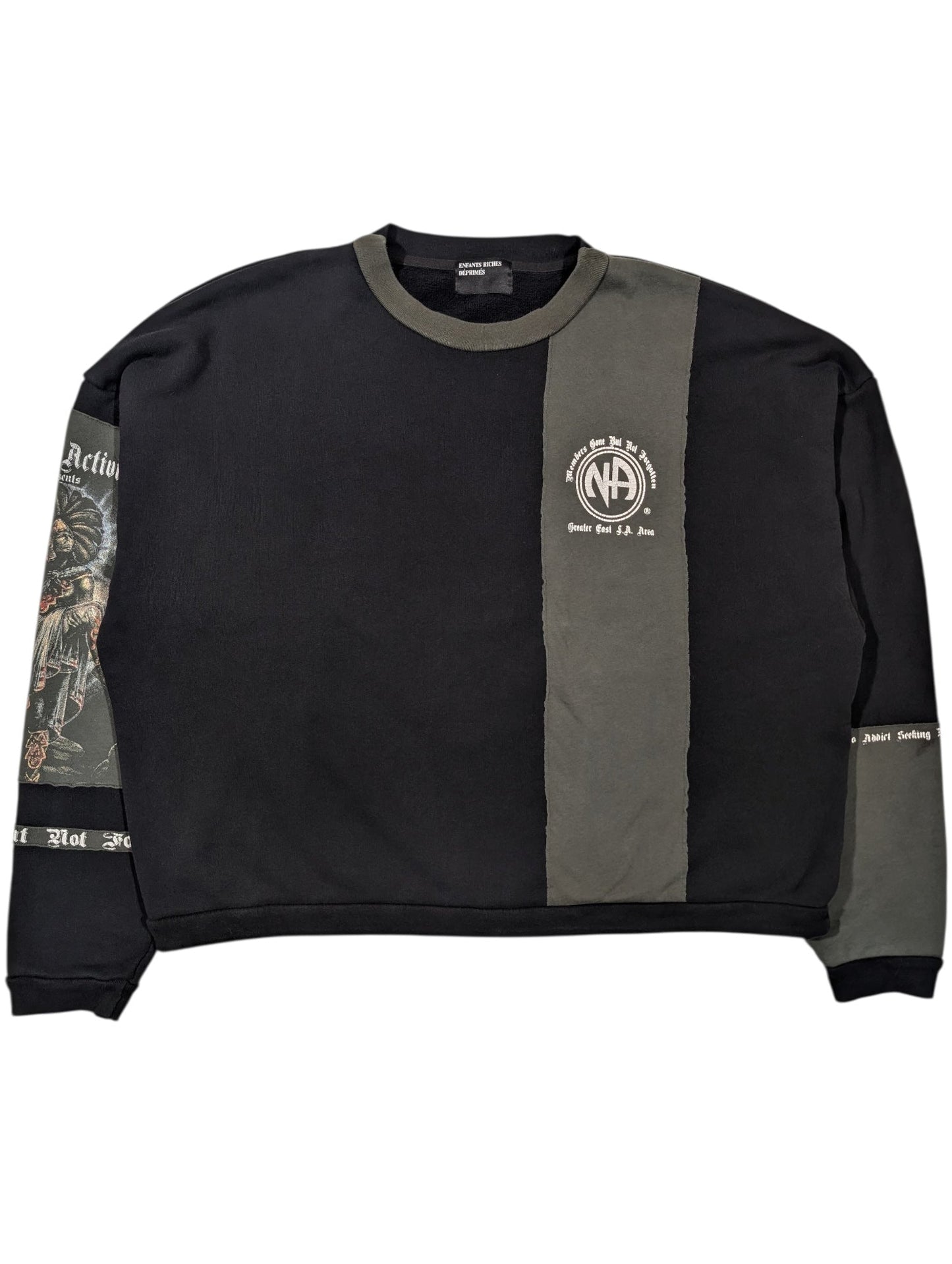 NA Narcotics Anonymous Assemblage Crewneck Sweater