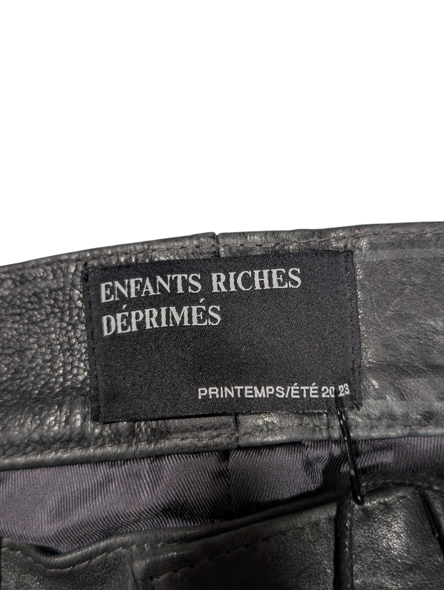 Leather Double Knee Carpenter Pants