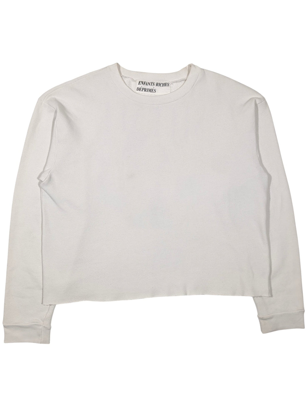 Enfants Riches Déprimés Silence Crewneck Sweater SS18 Sterling Silver Hardware