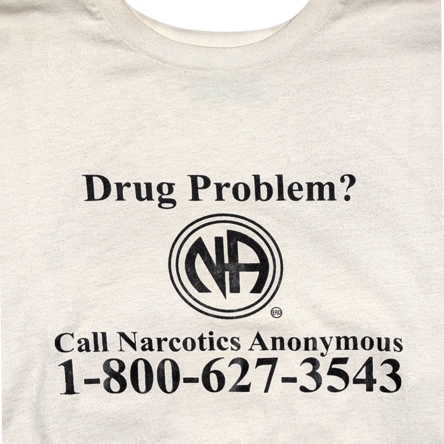 NA 'Drug Problem?' Crewneck LS T-Shirt