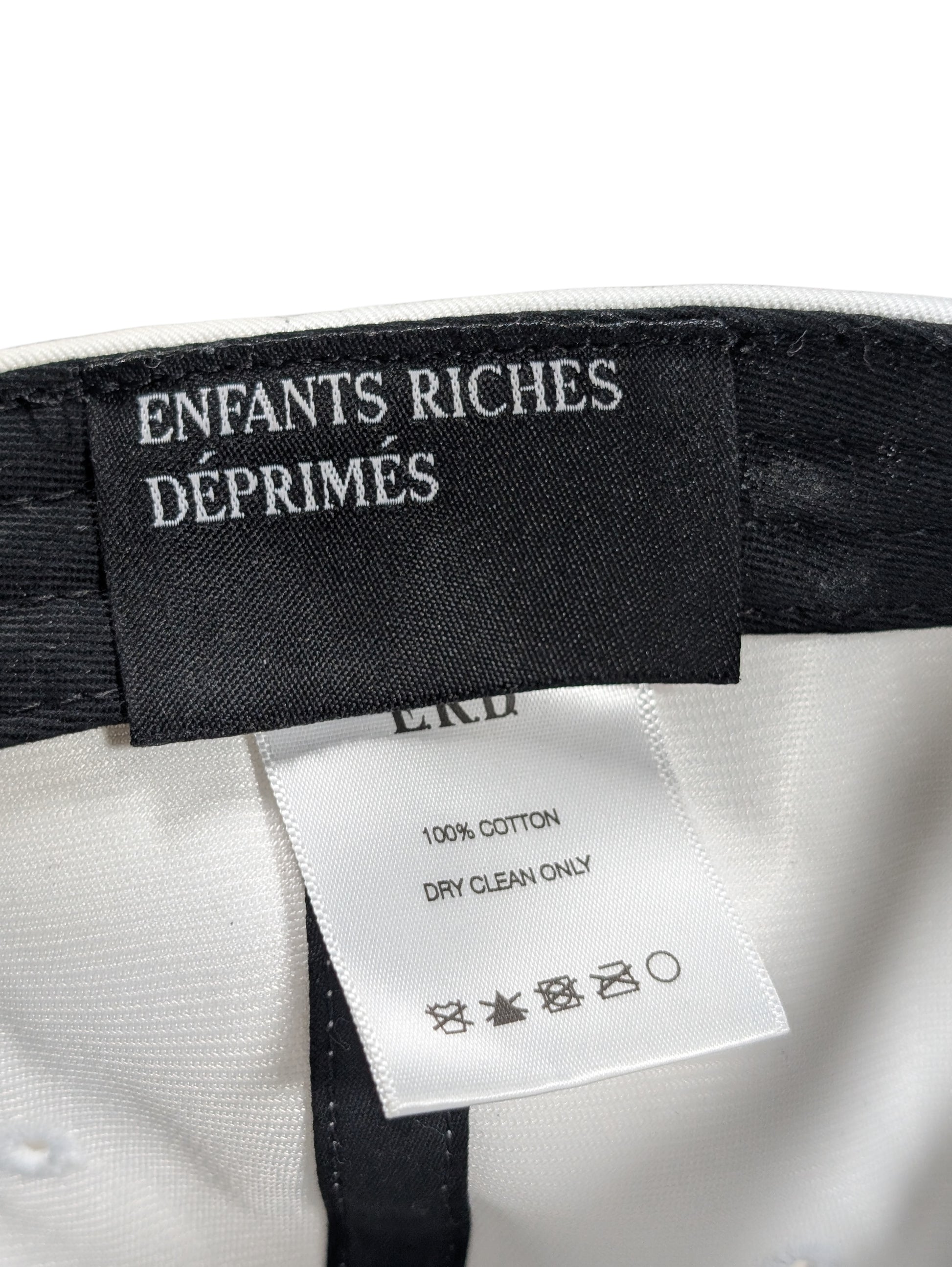 enfants riches deprimes erd herion is a life sentence hat leather strap buckle made usa drugs hat