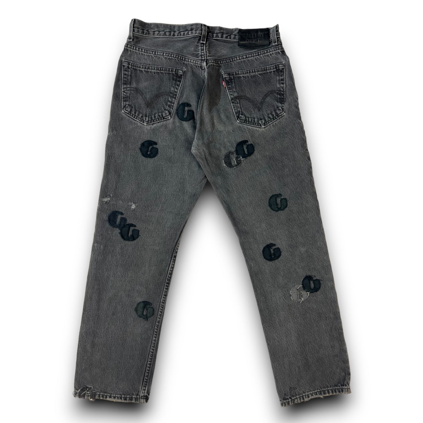 1/1 Custom Grey Flooded G-Patch Denim