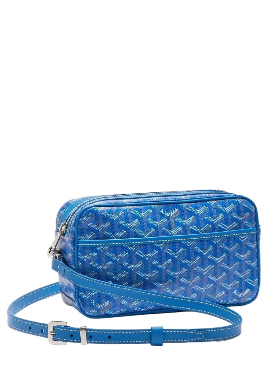 Sky Blue Cap-Vert PM Cross Body Camera Bag by Goyard | YP Collective