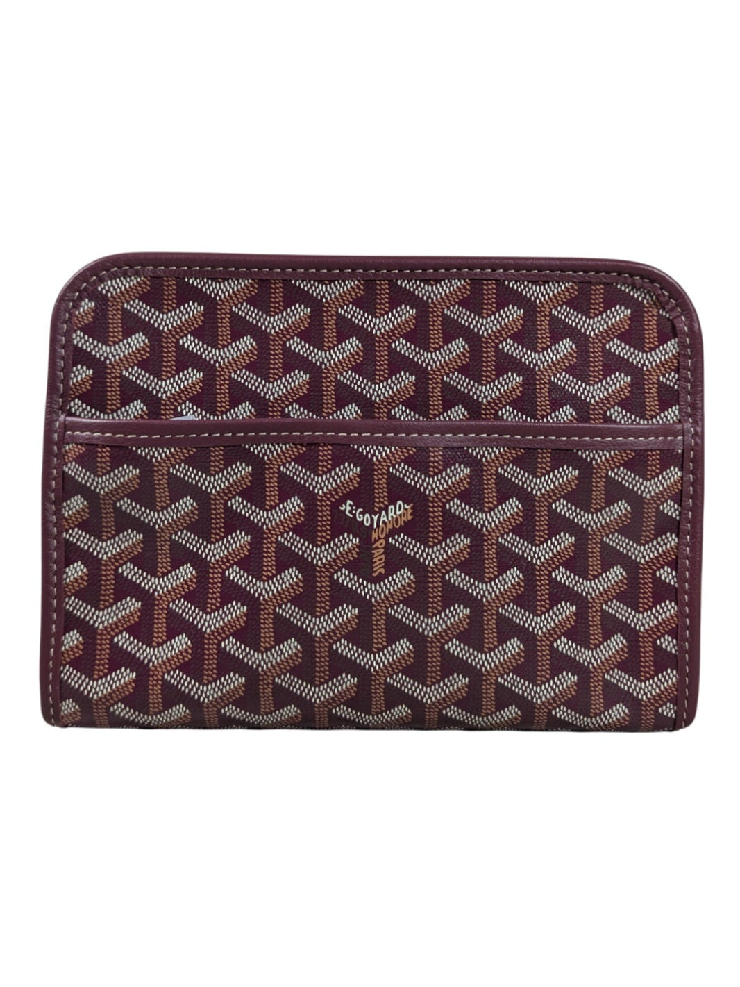Goyard Burgundy Jouvence PM Toiletry Bag Authentic Toiletry Bags
