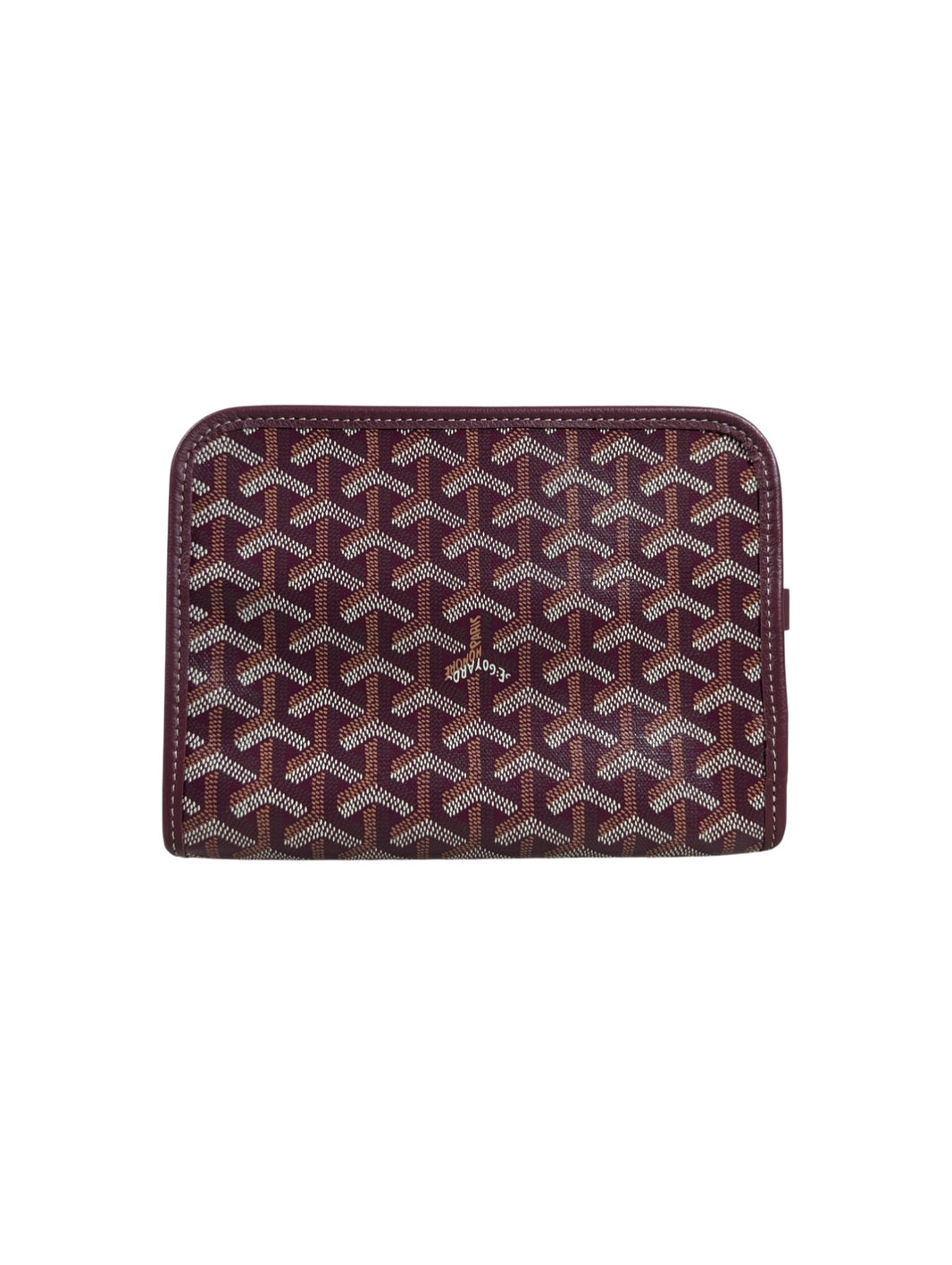 Goyard Burgundy Jouvence PM Toiletry Bag Archival