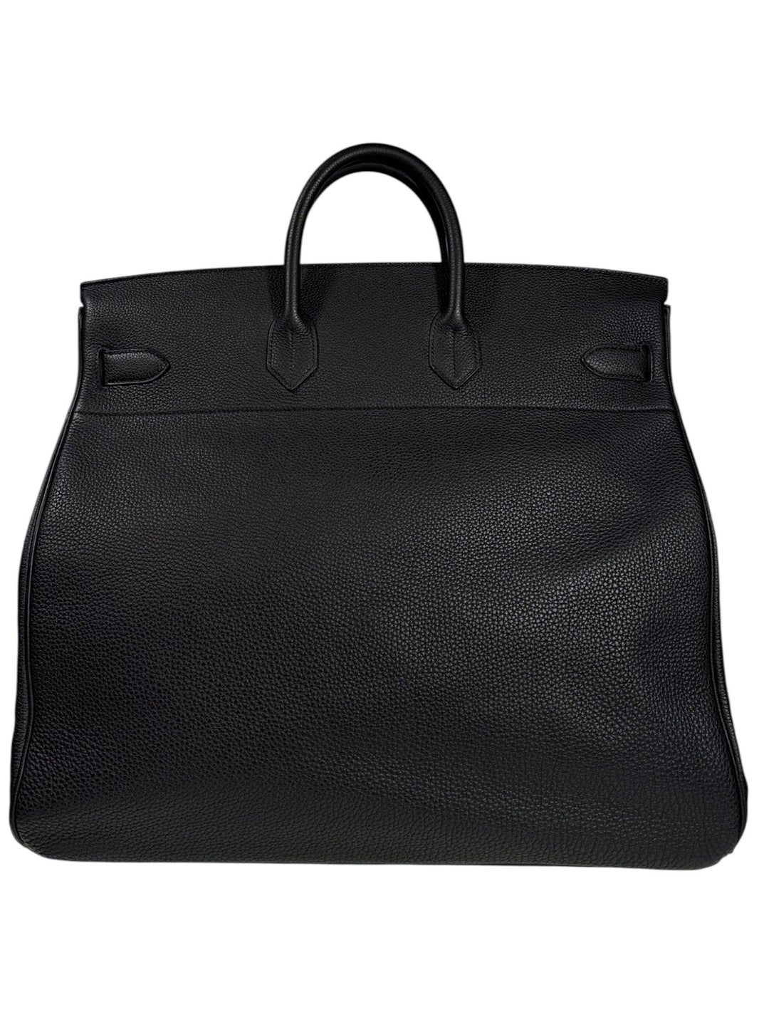 Black Togo Leather Haut à Courroies 40 Hermès Duffle Bag