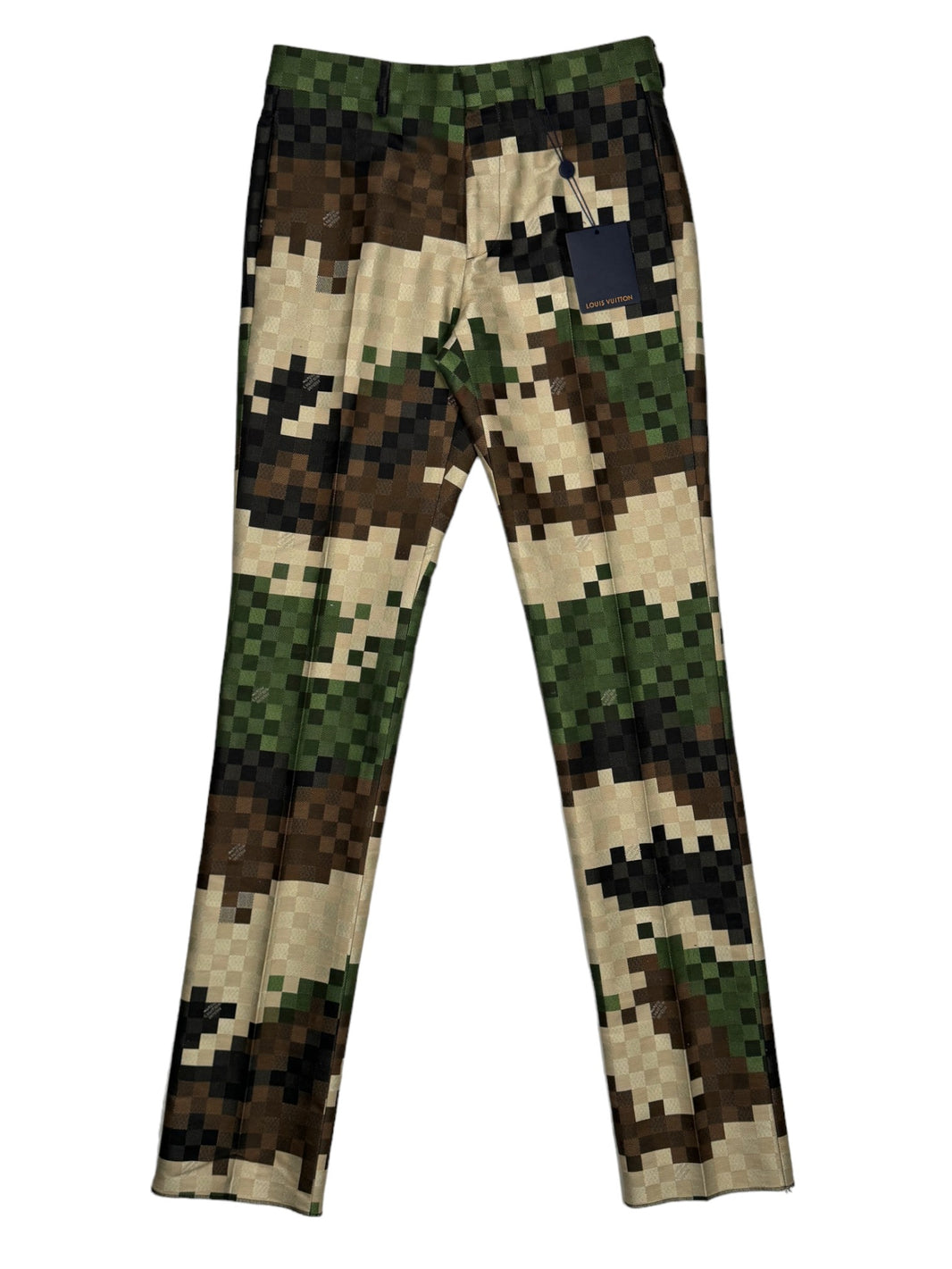 Louis Vuitton Pharrell Damoflage Cigarette Suit Pants Trousers Authentic Pants