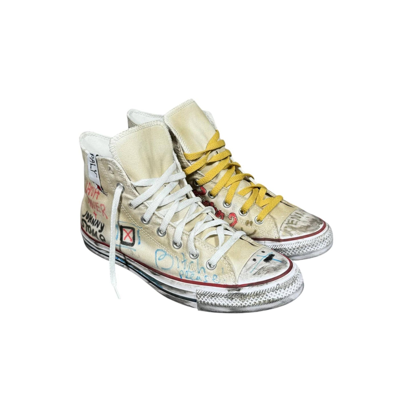 1/1 Art Basel Hand Drawn by James Franco Paly Converse Edition 1