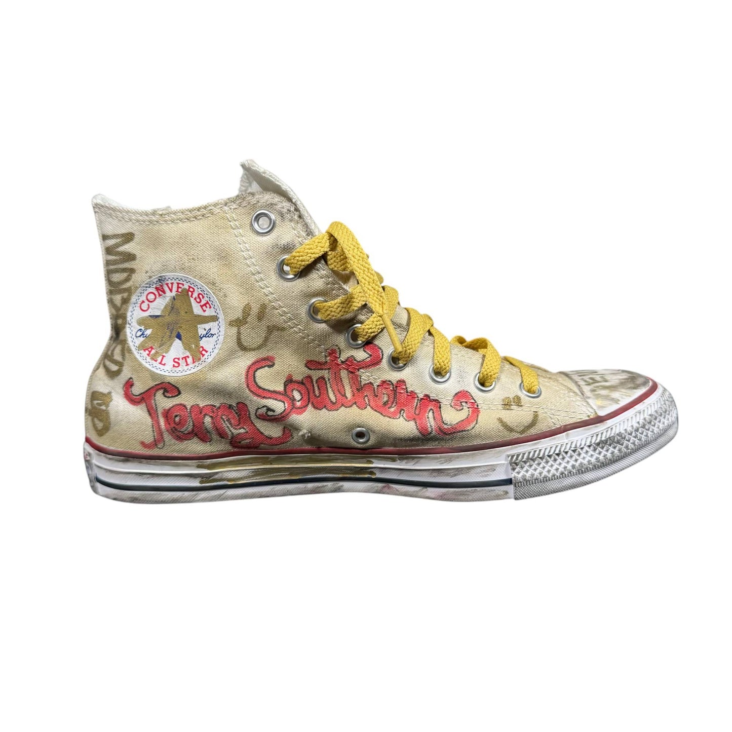 1/1 Art Basel Hand Drawn by James Franco Paly Converse Edition 1