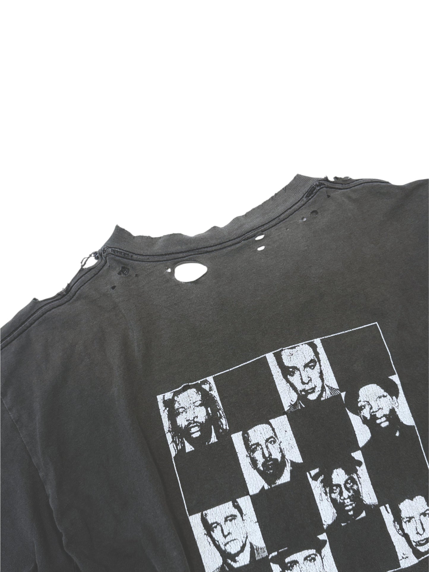 The Specials Ska Band Tee Faded Black Cotton Holes Distressing