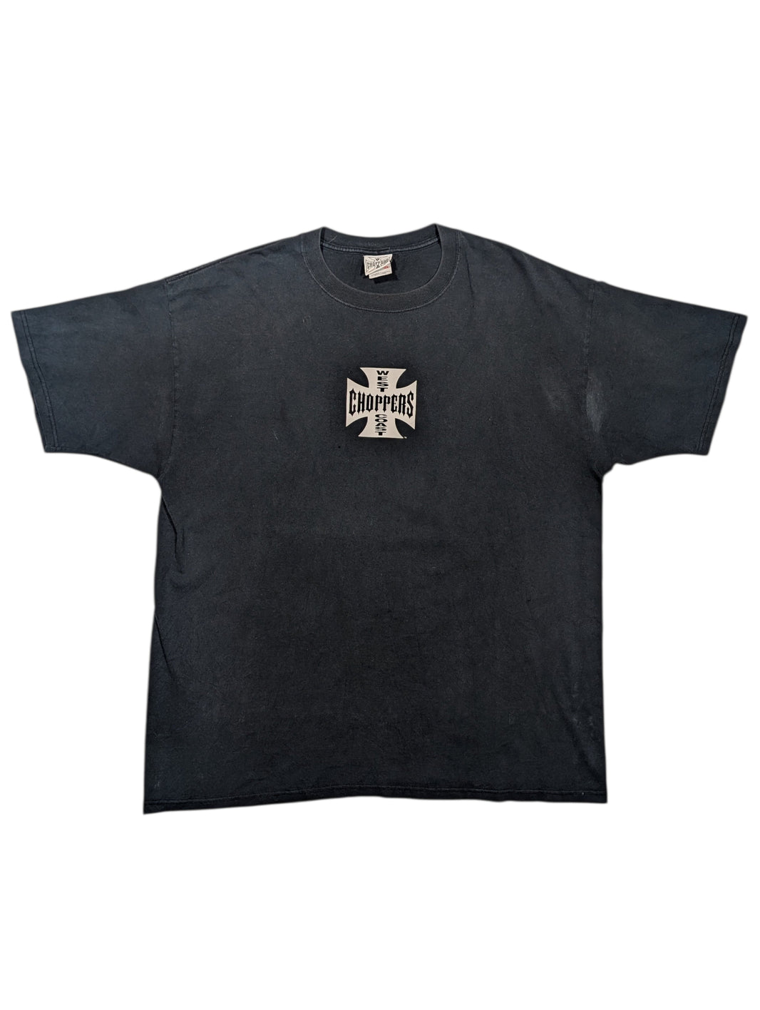2000s West Coast Choppers Iron Cross Logo Tee
