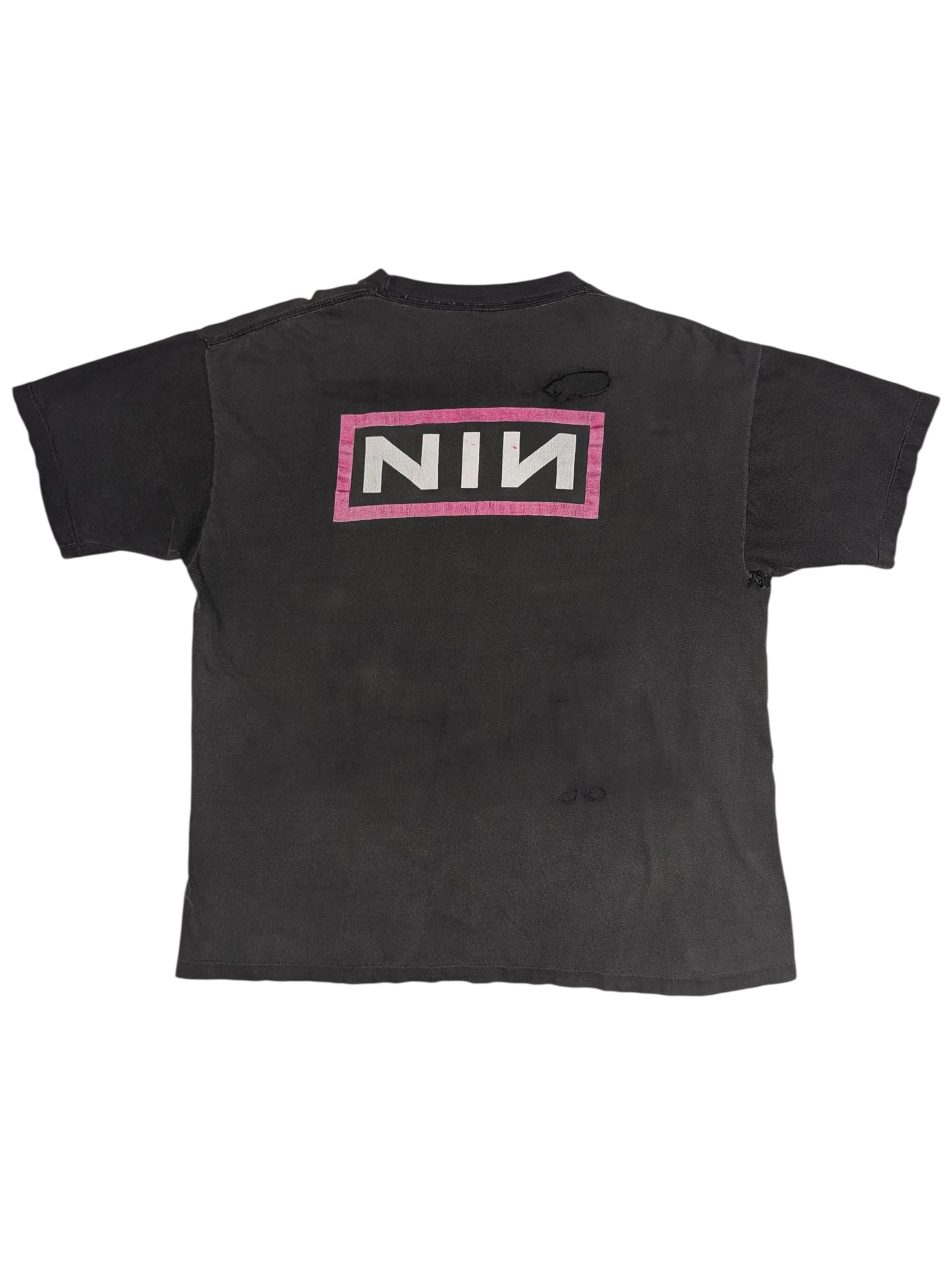 Pink Nine Inch Nails Vintage Faded T-Shirt