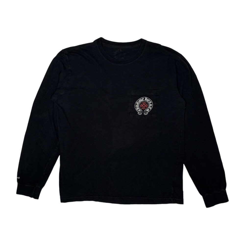 Chrome Hearts LS Staff Pocket T-Shirt Black / Red - YP Collective – Young  Professionals Collective