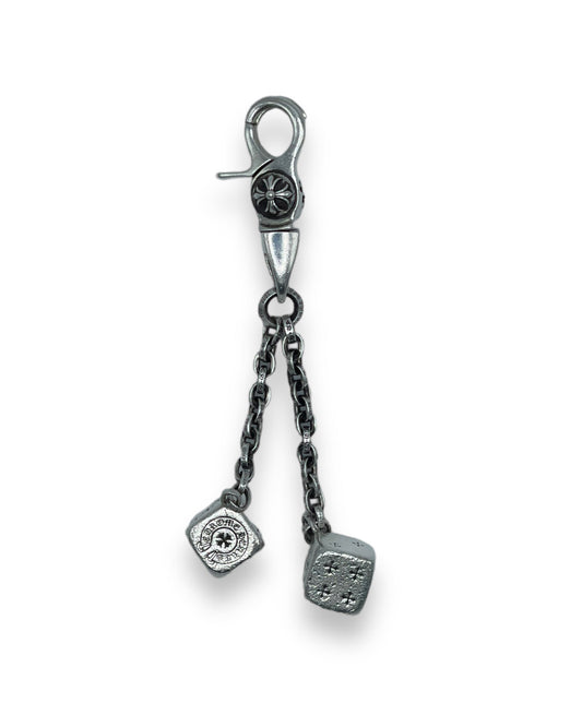 Chrome Hearts Dice Paperchain Keychain Authentic Keychains