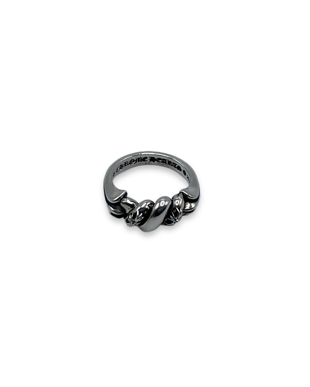 Chrome Hearts Tiny E Knot Ring (4) (6) Sterling Silver Hardware