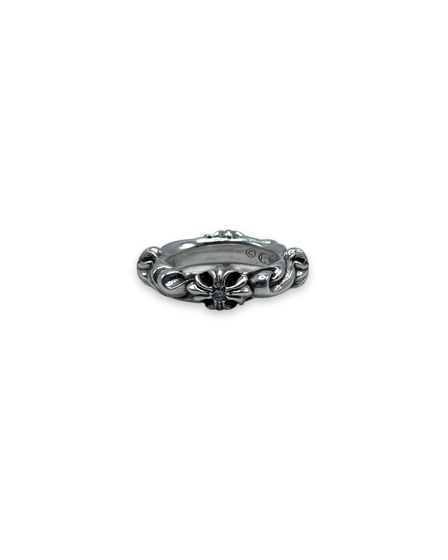 Chrome Hearts SBT Diamond Scroll Ring (4) Authentic Rings