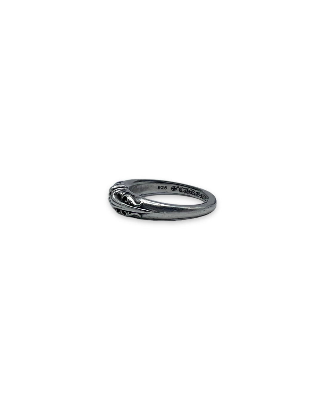 Chrome Hearts Baby KT Ring (5.5) Sterling Silver Hardware