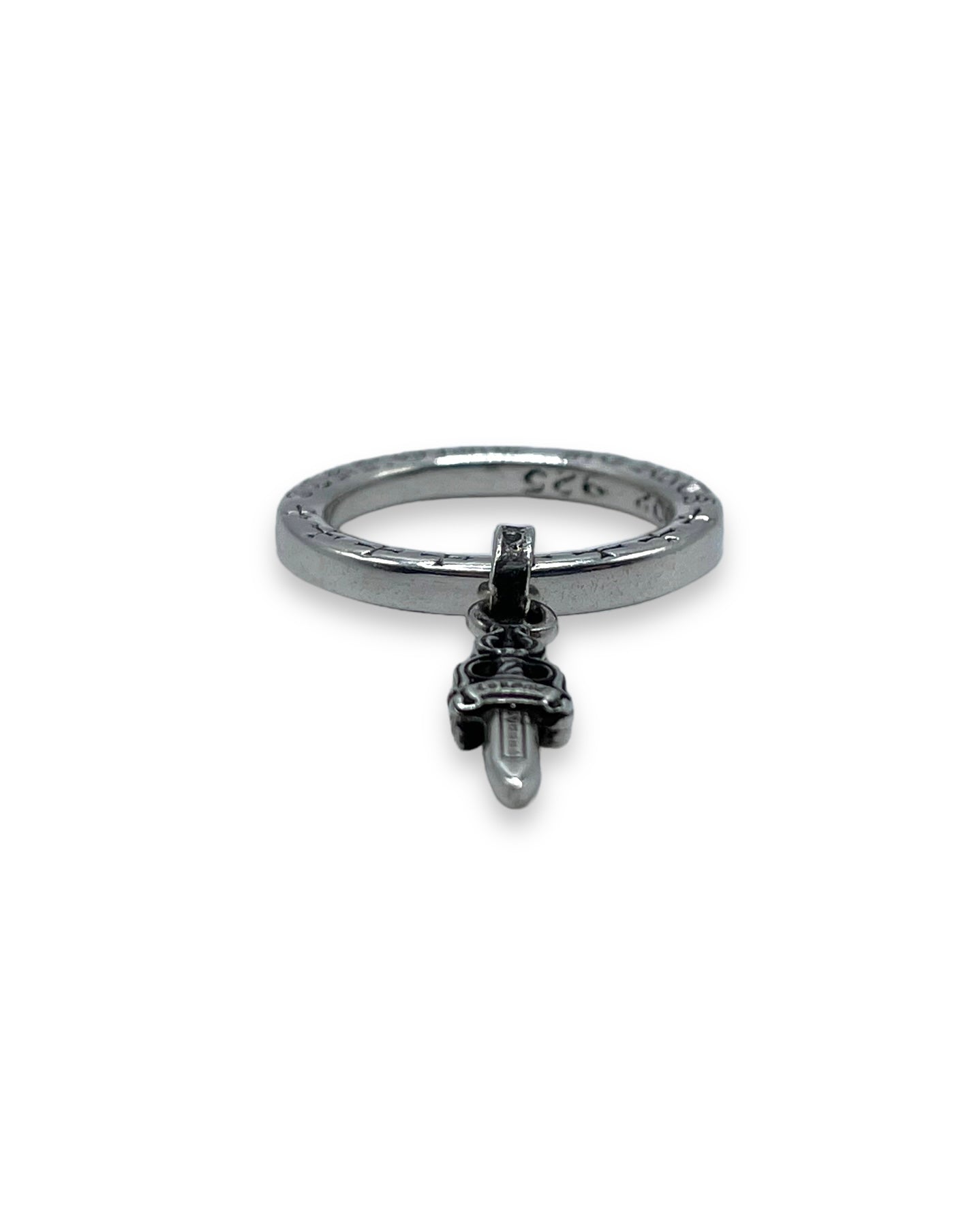 Chrome Hearts Dagger Charm Ring (7.5) Verified YP Collective