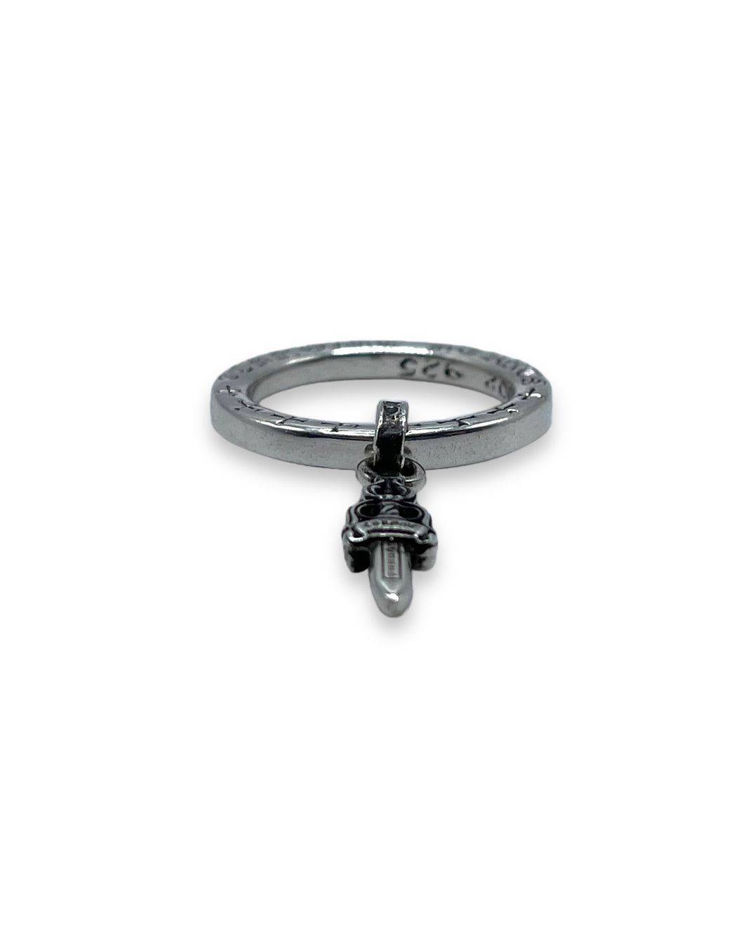 Chrome Hearts Dagger Charm Ring (7.5) Verified YP Collective