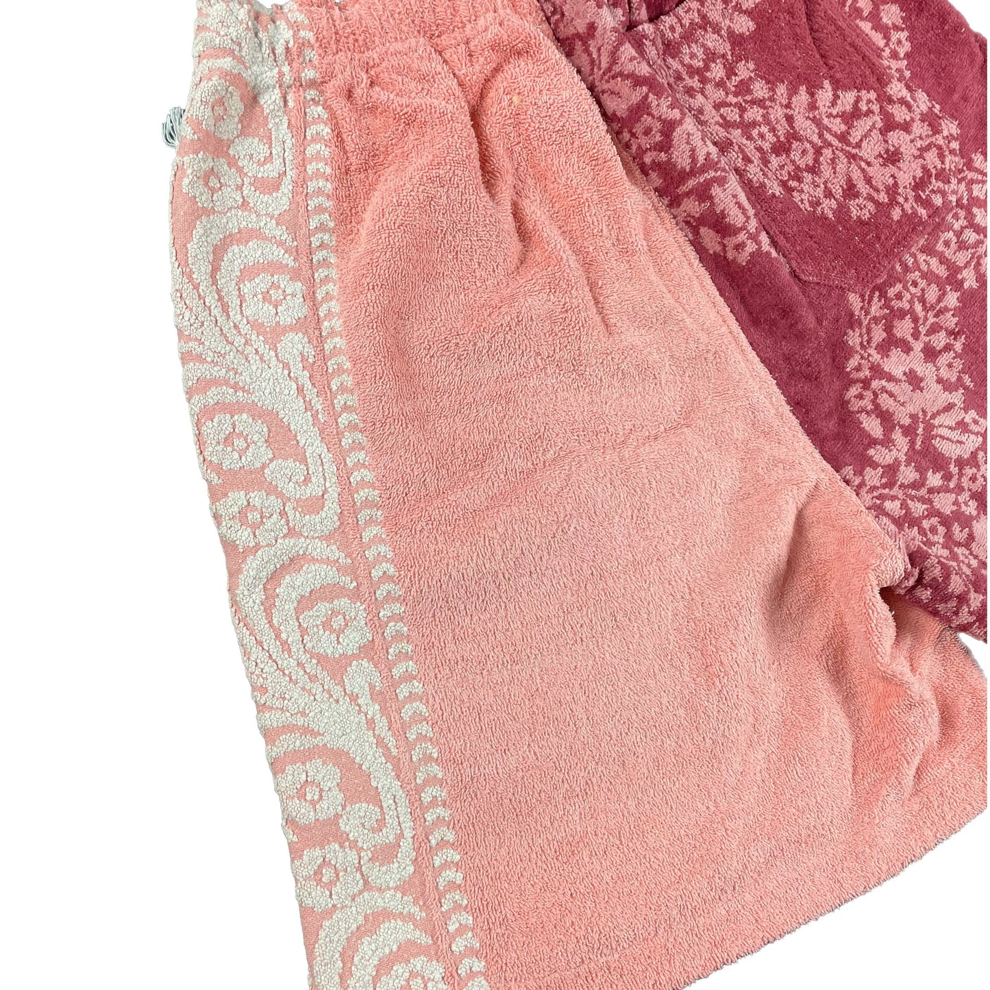 1/1 Floral Wine Towel Shorts