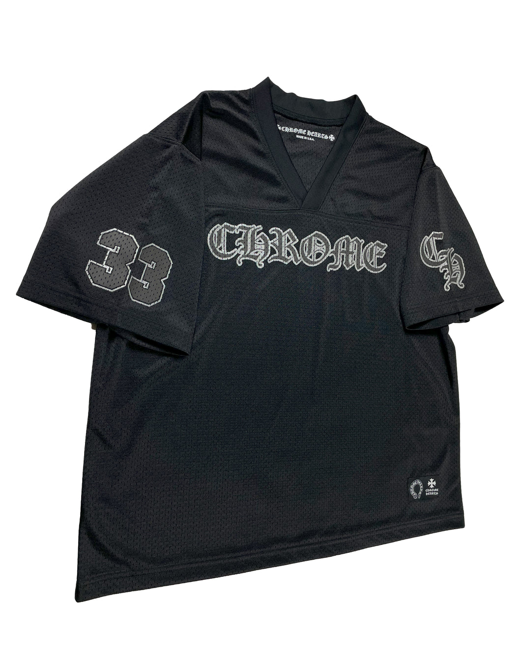Chrome Hearts Stadium Jersey Short Sleeve Sterling Silver Hardware