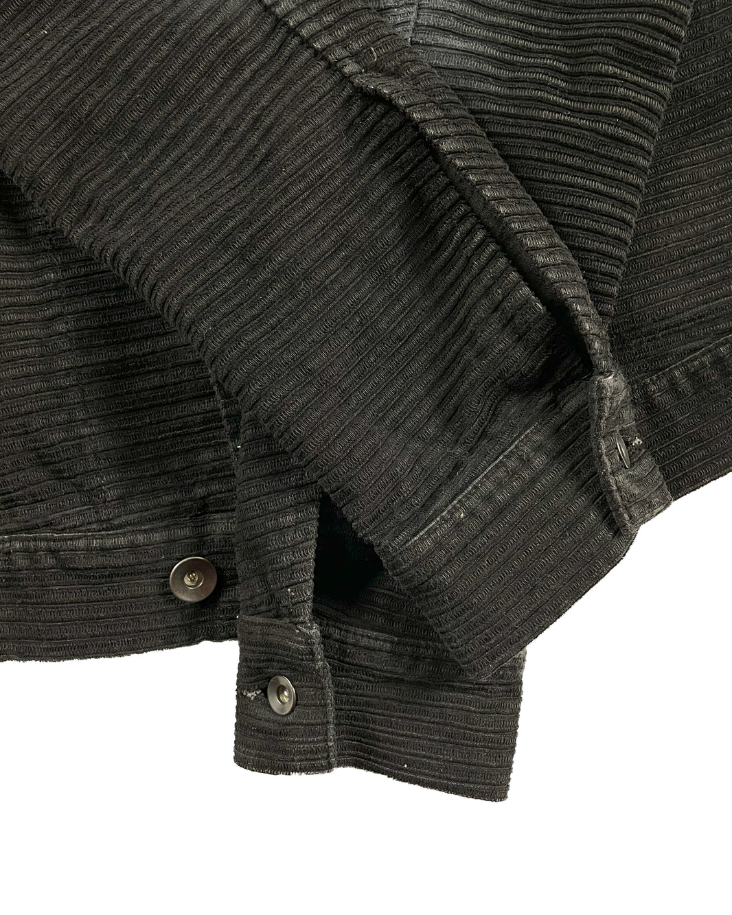 Rick Owens Archive Grosgrain Corduroy Prisoner Jacket Verified YP Collective