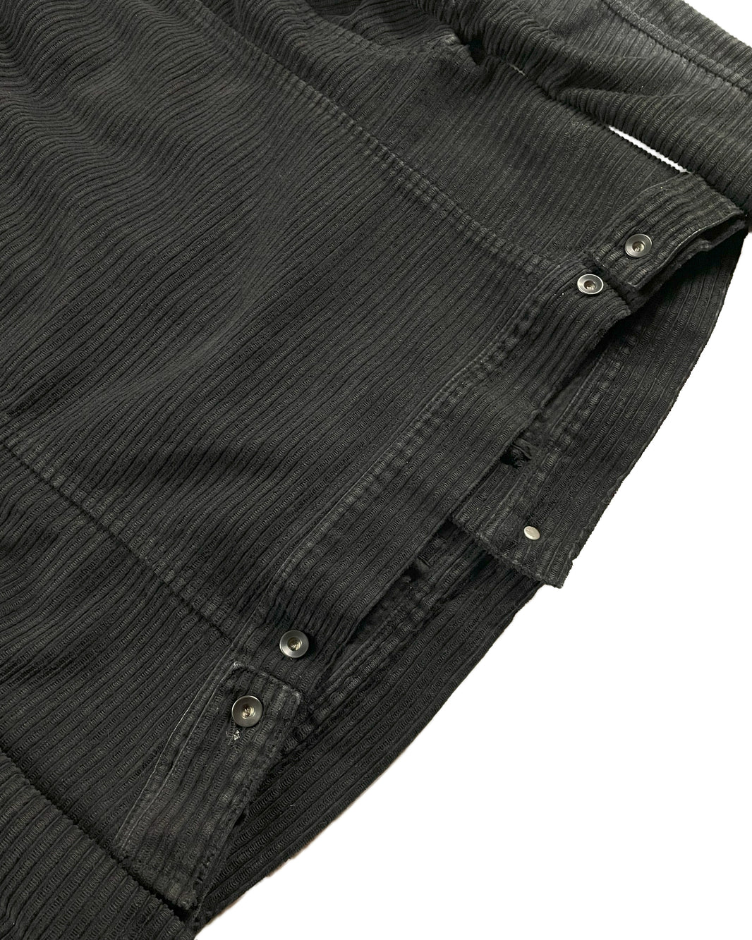 Rick Owens Archive Grosgrain Corduroy Prisoner Jacket Authenticated Designer
