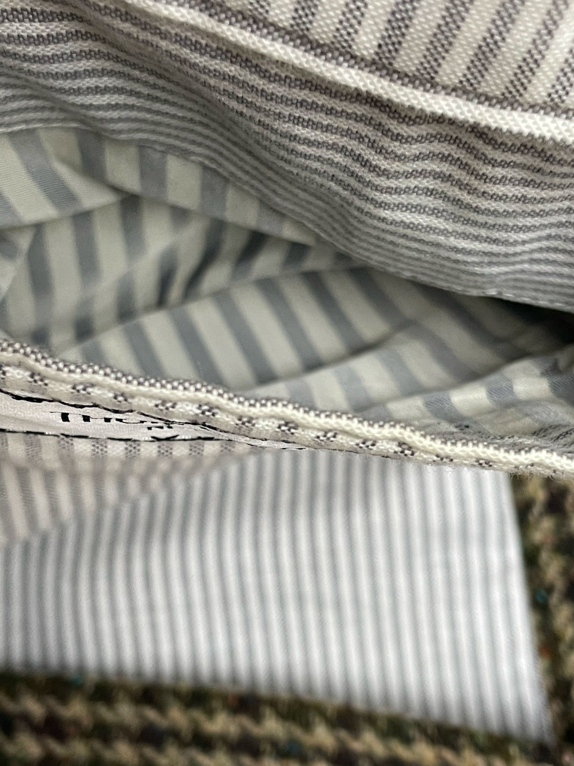 Thom Browne New York label on Fall 2007 houndstooth Chesterfield overcoat