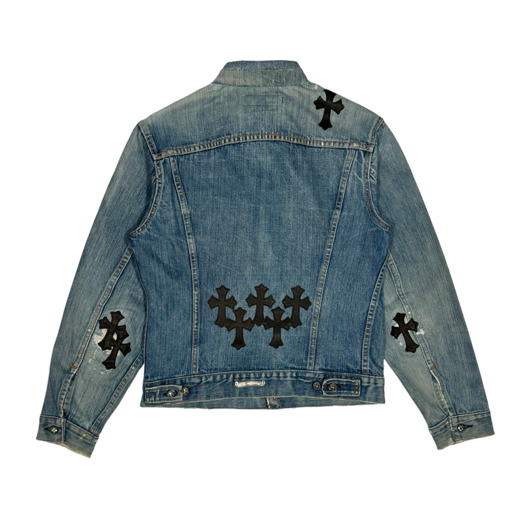 Cross Patch Levi's Denim Jacket