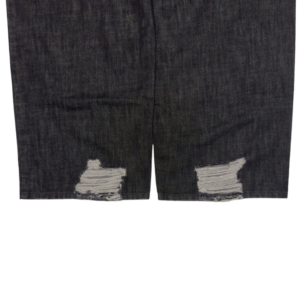 Balenciaga Destroyed Large Skater Jeans SS22 Authenticated Designer