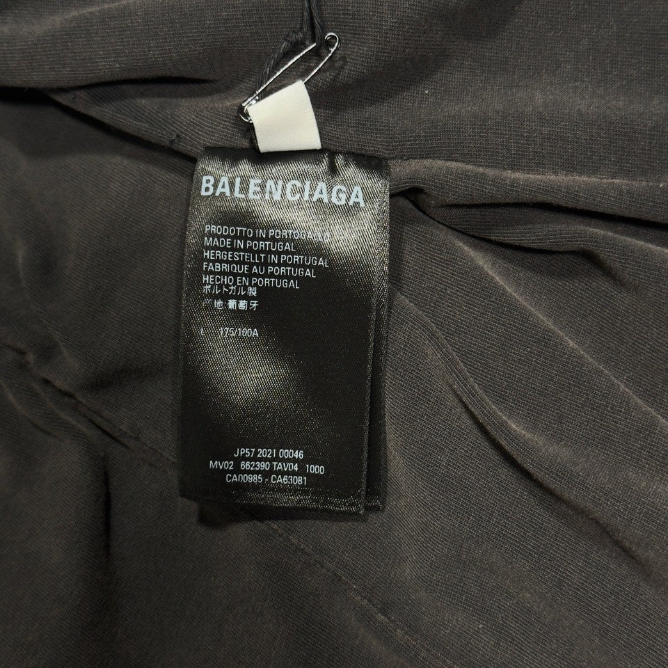 Balenciaga FW21 'Worn Out' Double Breasted Distressed Suit Blazer Verified YP Collective