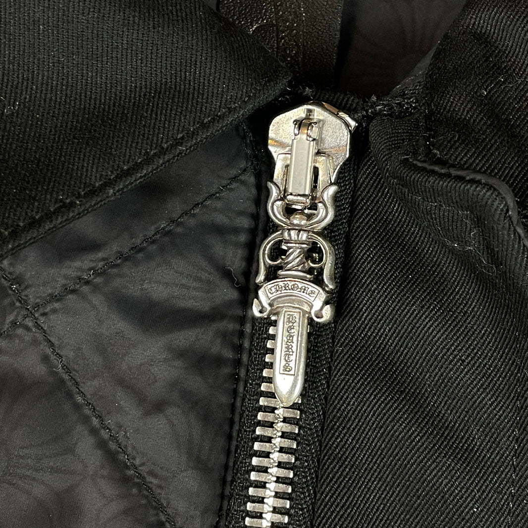 Chrome Hearts Matty Boy Chomper Quilted Nylon Monogram Coaches Jacket Authenticated Designer
