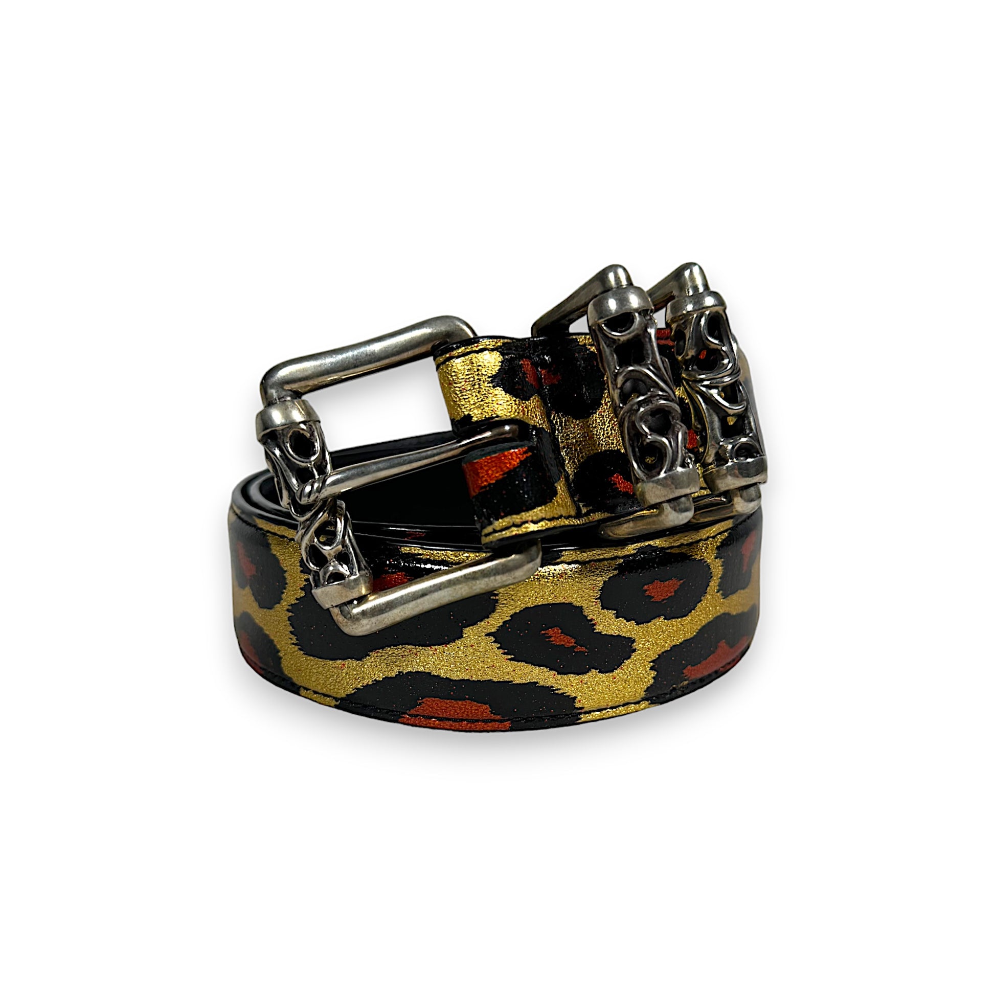 Chrome Hearts Leopard Roller Belt