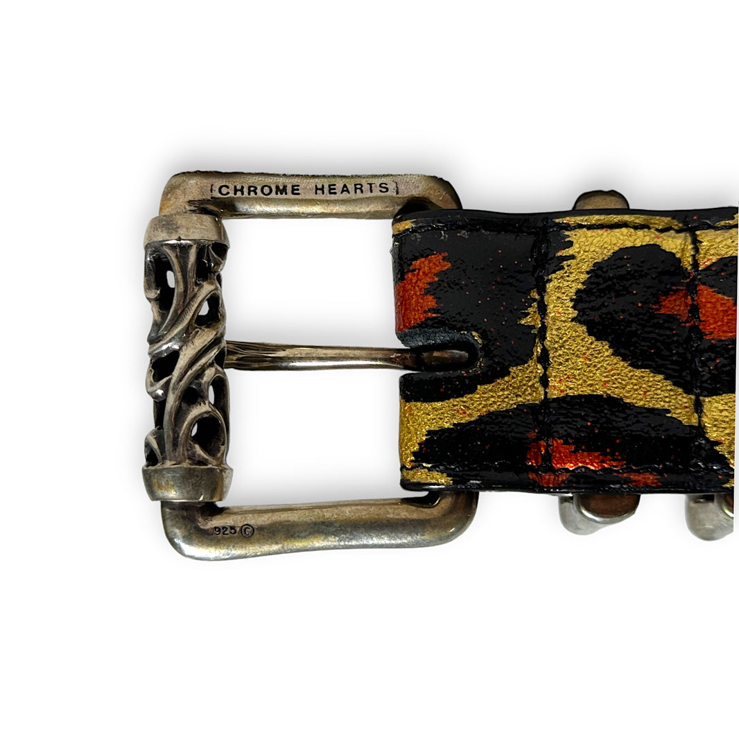 Chrome Hearts Leopard belt