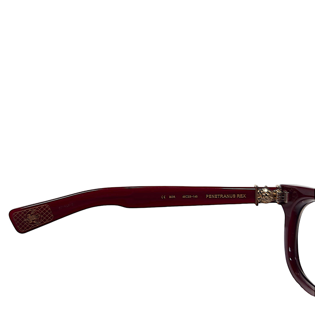 Chrome Hearts PENETRANUS REX Gold / Burgundy Archival