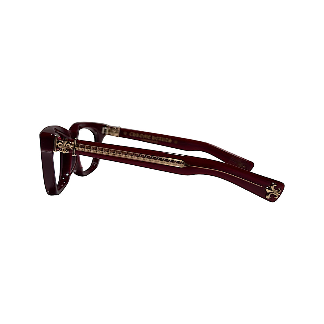 Chrome Hearts PENETRANUS REX Gold / Burgundy Sterling Silver Hardware