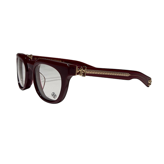 Chrome Hearts PENETRANUS REX Gold / Burgundy Authentic Eyewear