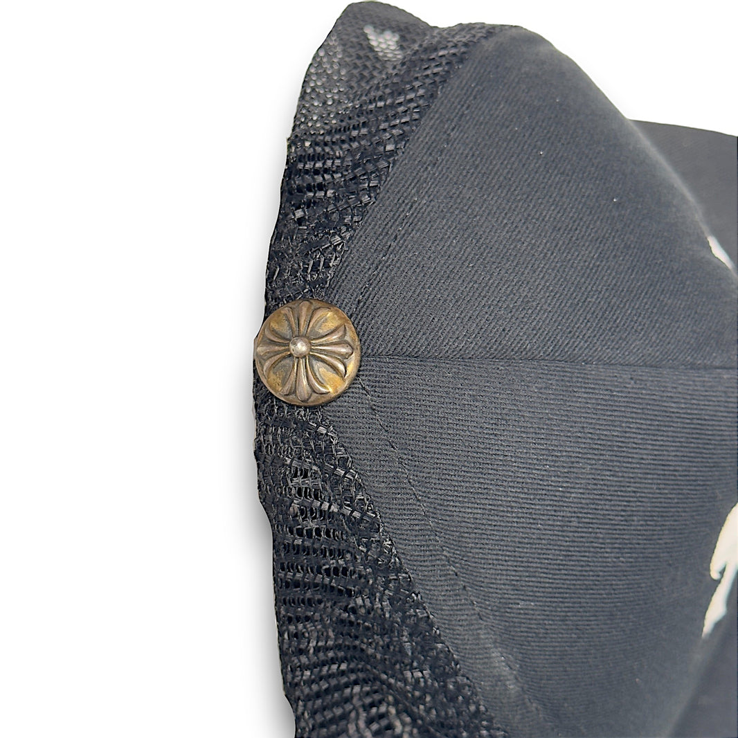 Chrome Hearts White Cemetery Cross Patch Hat Verified YP Collective
